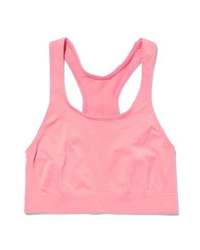 Nahtloser Kindersporttop  hellrosa - 21720180LIGHTPINK - HEMA