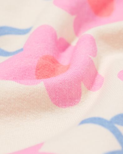 Babybekleidungs-Sweatset, bequeme Passform, gerippt, Blumen ecru ecru - 33075570ECRU - HEMA
