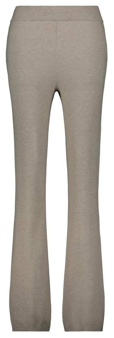 Damen-Loungehose Dunya, ausgestelltes Bein eierschalenfarben - 1000026064 - HEMA