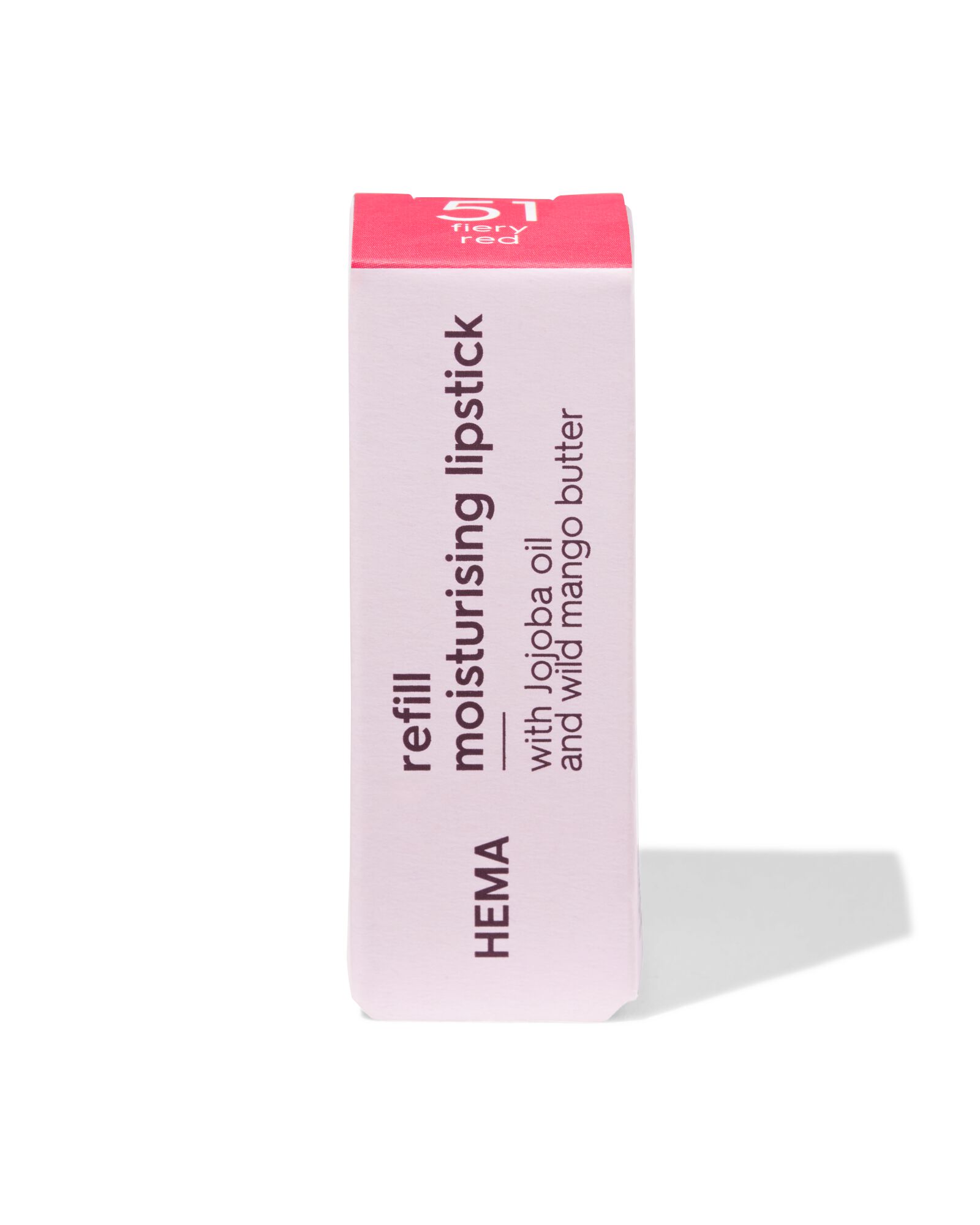 navulling moisturising lipstick 51 fiery red - creamy - 11230451 - HEMA