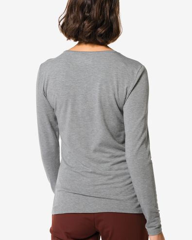 Damenshirt Heat grau - 36302570GREY - HEMA