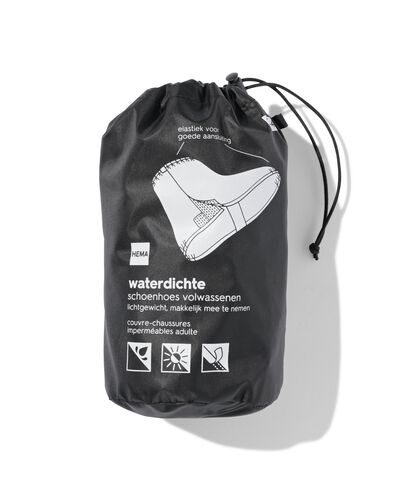 schoenhoezen voor volwassenen zwart zwart - 34440080BLACK - HEMA