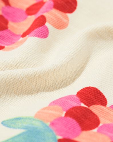 Kinder-T-Shirt aus Jersey mit Himbeere ecru - 30858103ECRU - HEMA