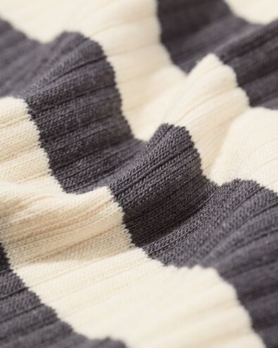 t-shirt enfant c&ocirc;tel&eacute; rayures gris fonc&eacute; - 30744407DARKGREY - HEMA