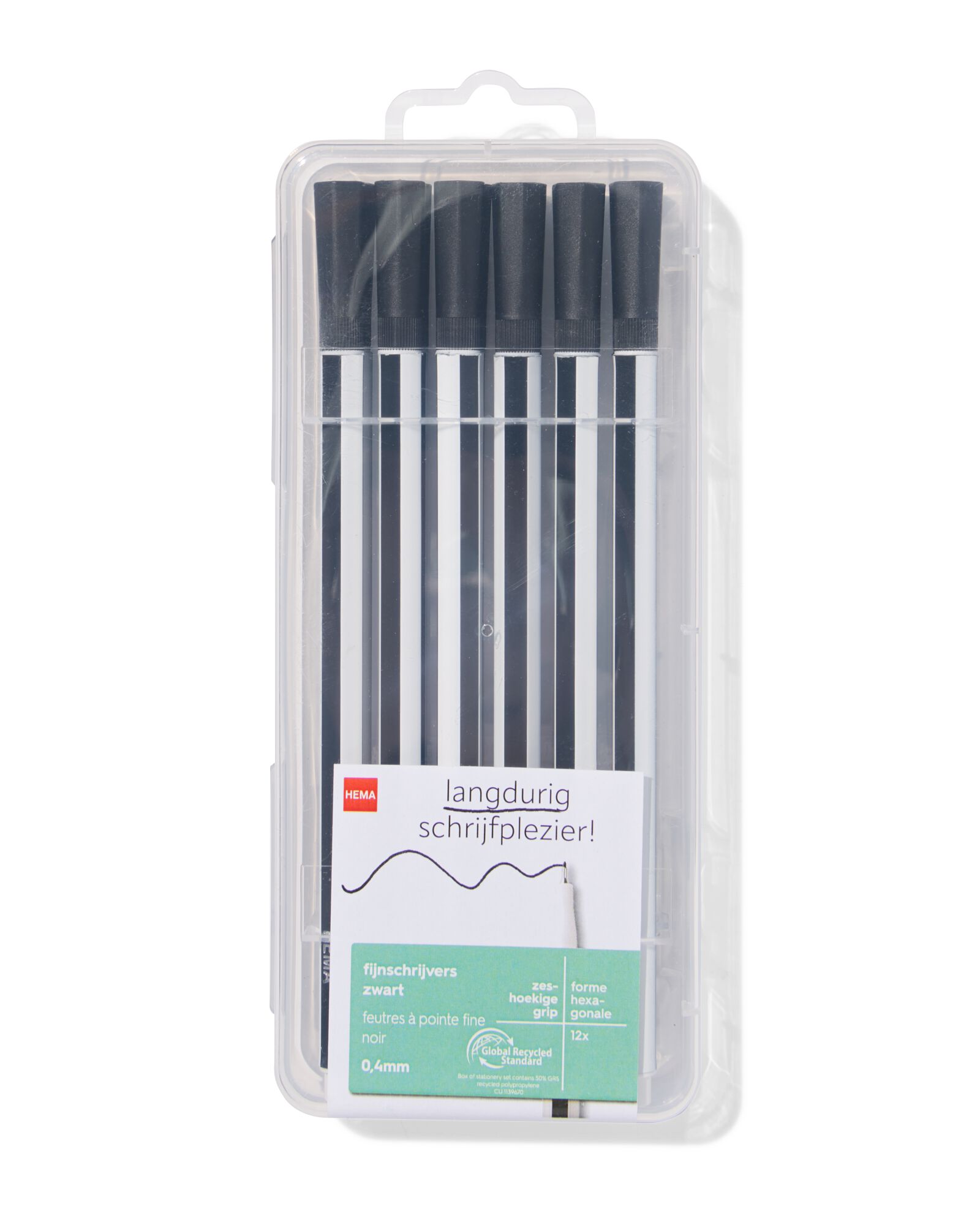 12 feutres pointe fine - 14420030 - HEMA