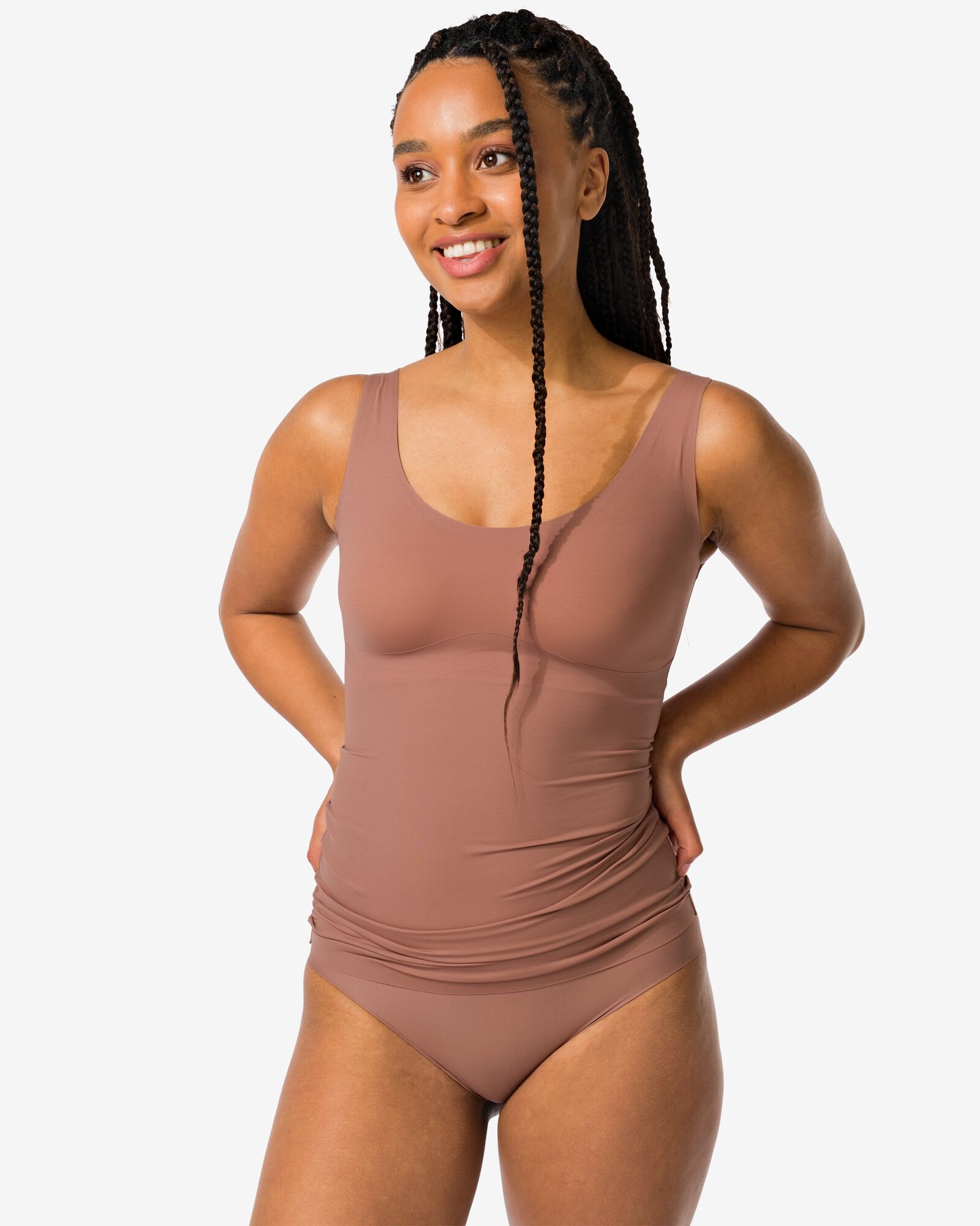 d&eacute;bardeur correction medium marron moyen marron moyen - 1000022960 - HEMA