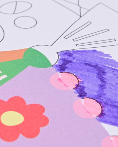 livre de coloriage image miroir 19x27cm - 15900471 - HEMA