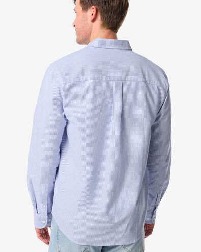 herenoverhemd Scott blauw blauw - 2103280BLUE - HEMA