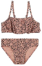 Kinder-Bikini, mit Volant rosa rosa - 1000026878 - HEMA