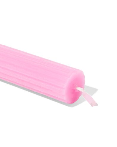 Bougie d'int&eacute;rieur &Oslash;2.2x24 cm relief rose - 13504020 - HEMA