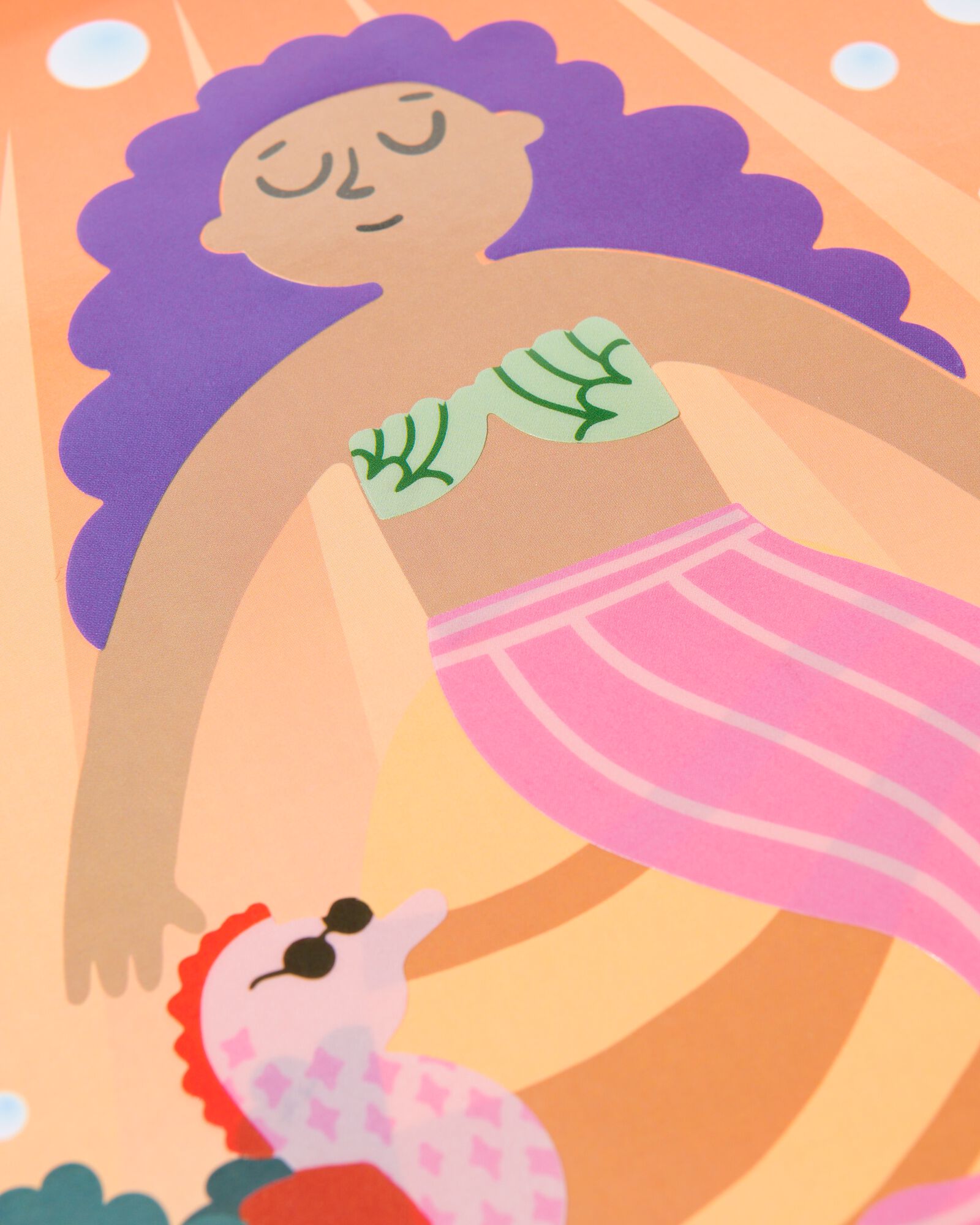 Anziehbuch mit Aufklebern, Meerjungfrauen - 15900260 - HEMA