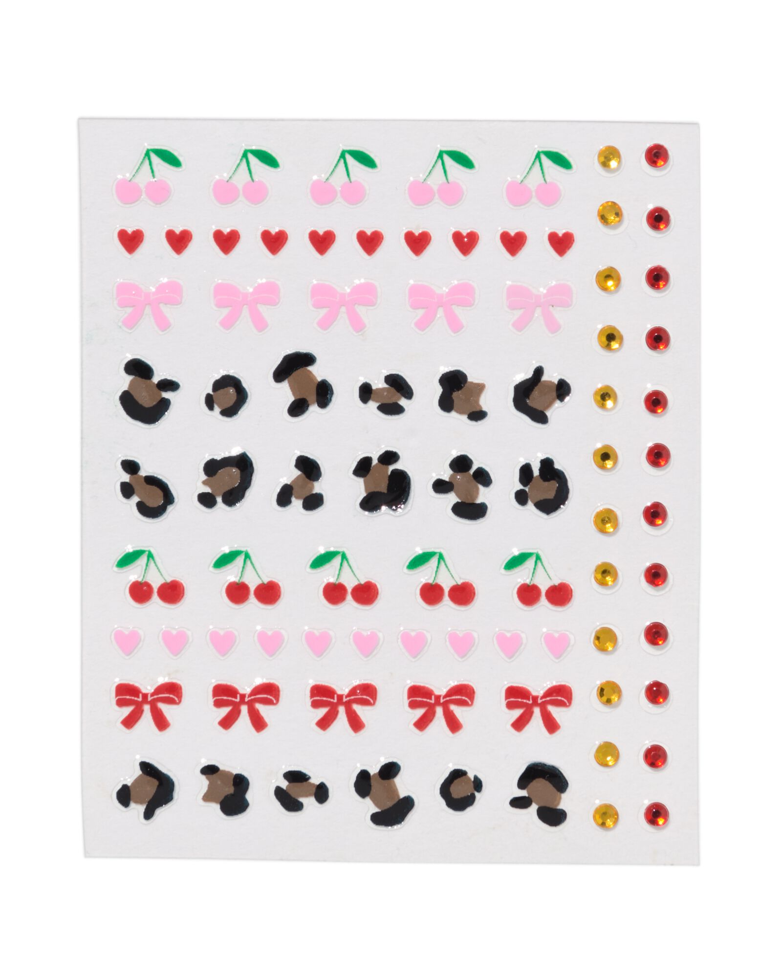 nagelstickers panter - 82 stuks - 11249079 - HEMA