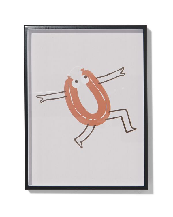 fotolijst 15 x 20 - metaal zwart zwart 15 x 20 - 2000000393 - HEMA