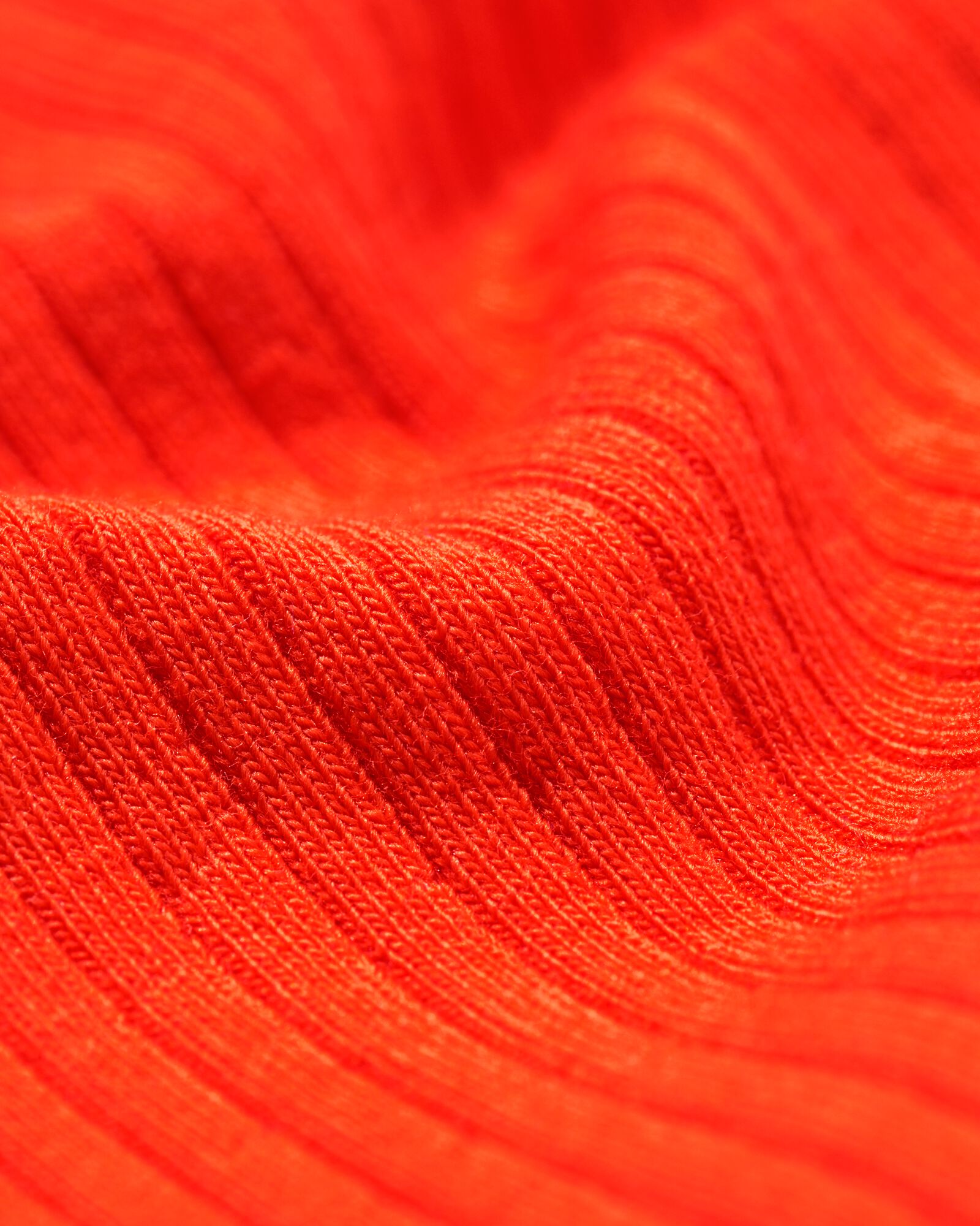 Kinder-Shirt, gerippt rot rot - 30859507RED - HEMA