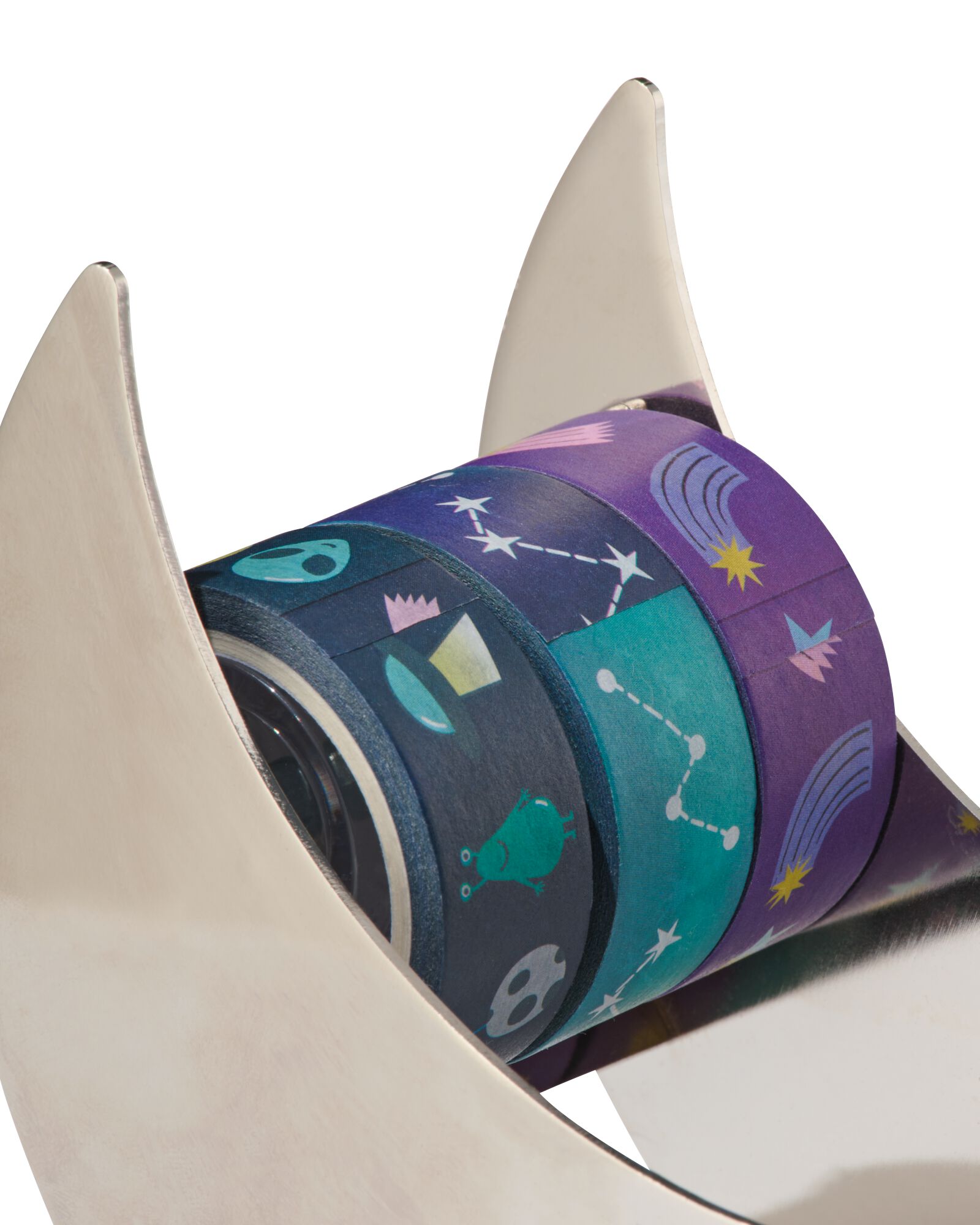 Halter mit 3 Rollen Washi Tape - 14170171 - HEMA