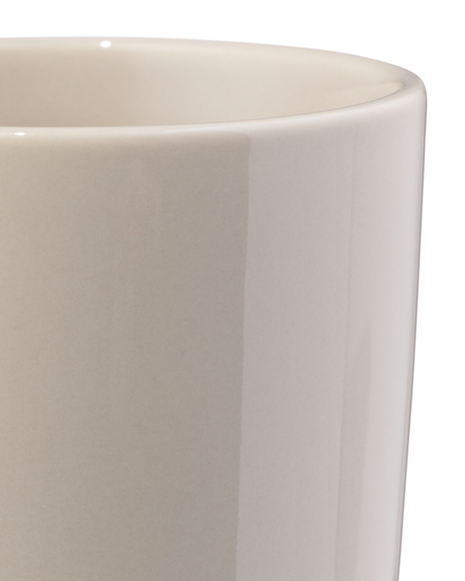 espressokopje 100ml Knap new bone china grijs - 80660310 - HEMA