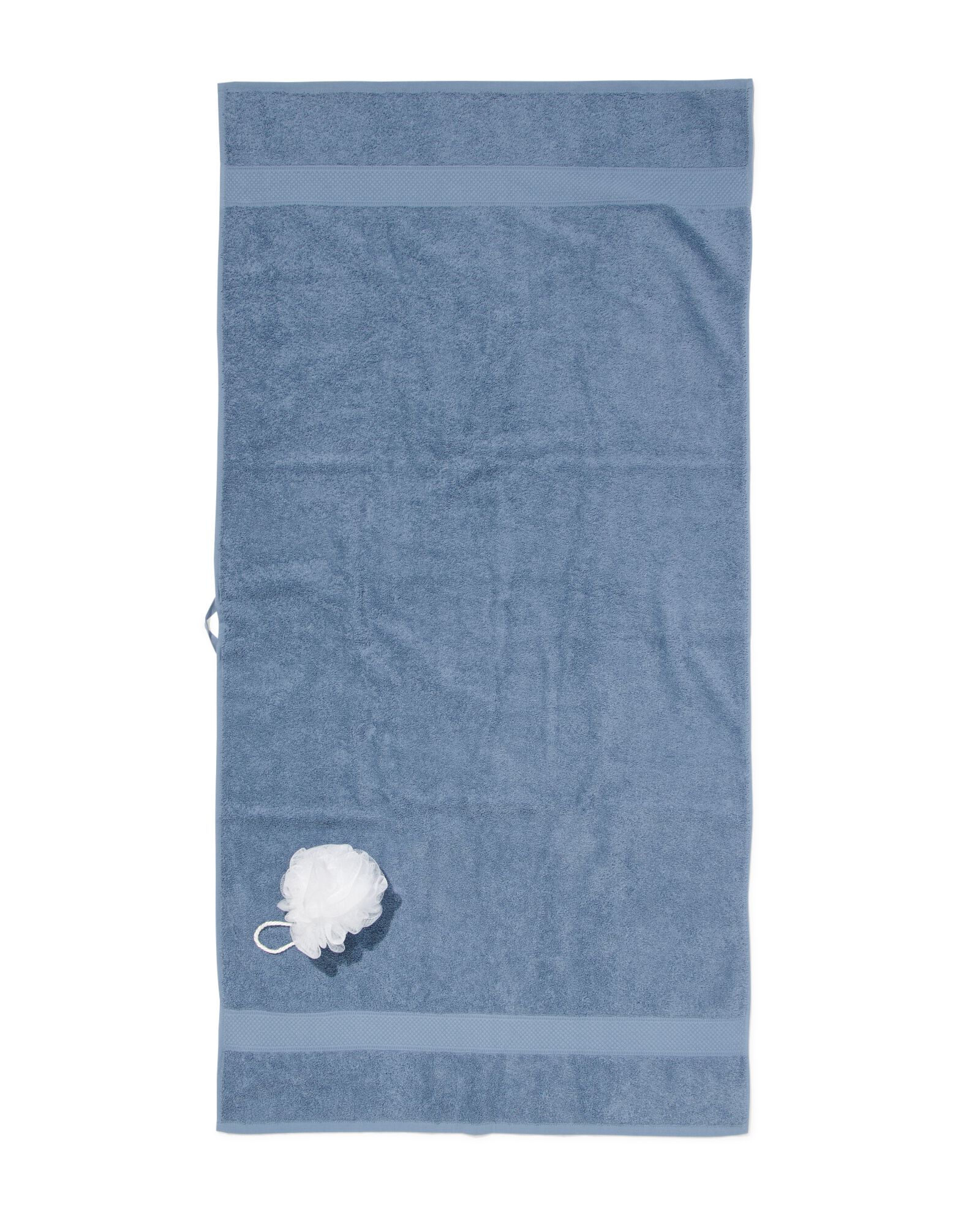 serviette de bain 70x140 qualité épaisse gris-bleu - 5250307 - HEMA