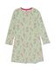 chemise de nuit enfant avec fleurs vert clair vert clair - 23030780LIGHTGREEN - HEMA
