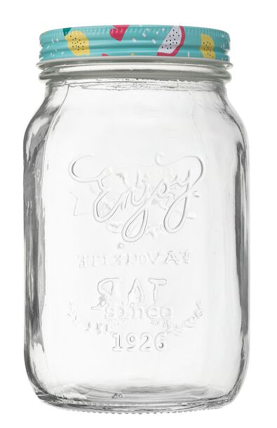 Glasbehälter, 1 Liter - 80810202 - HEMA