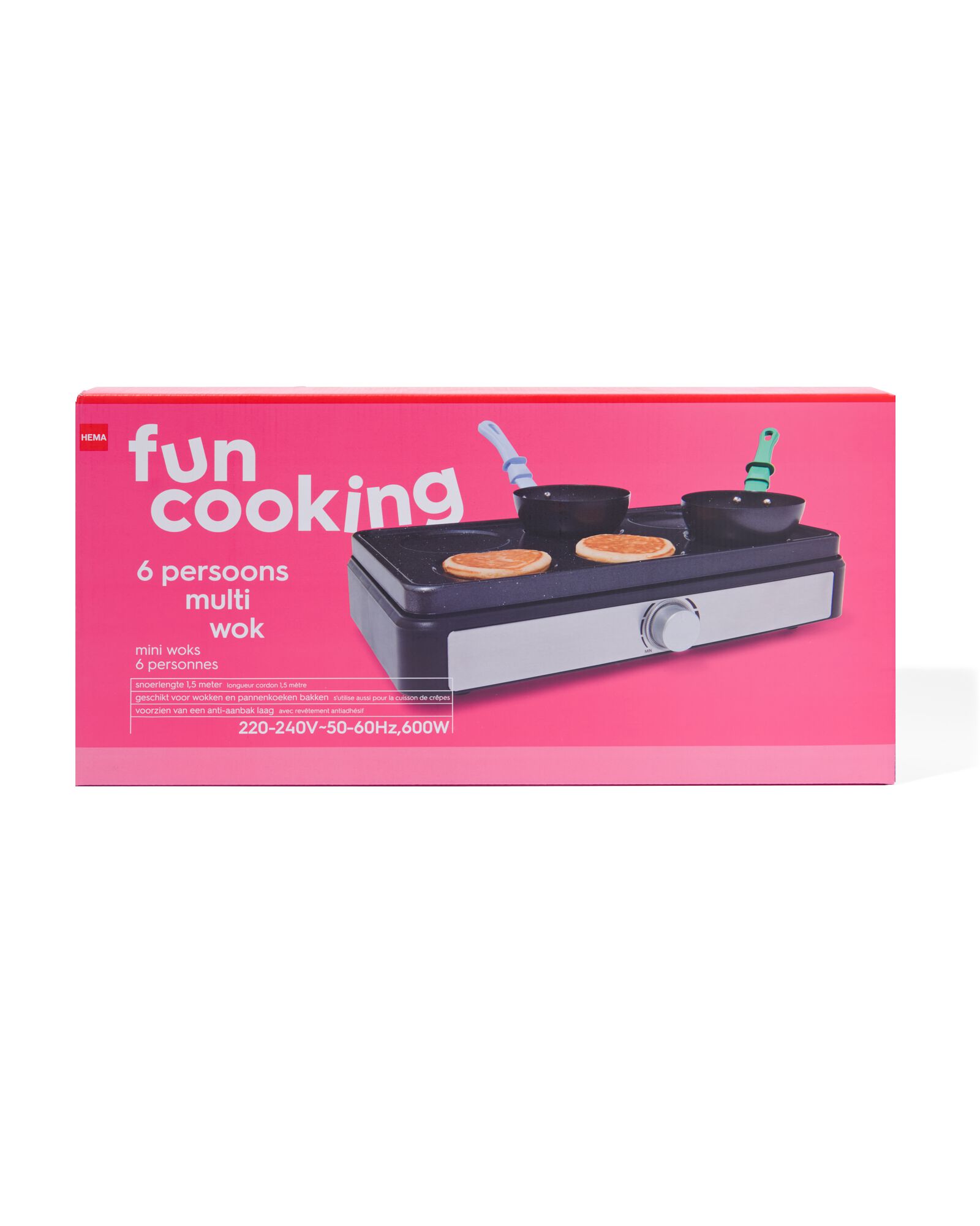 ensemble wok et cr&ecirc;pi&egrave;re 6 personnes - 80090023 - HEMA