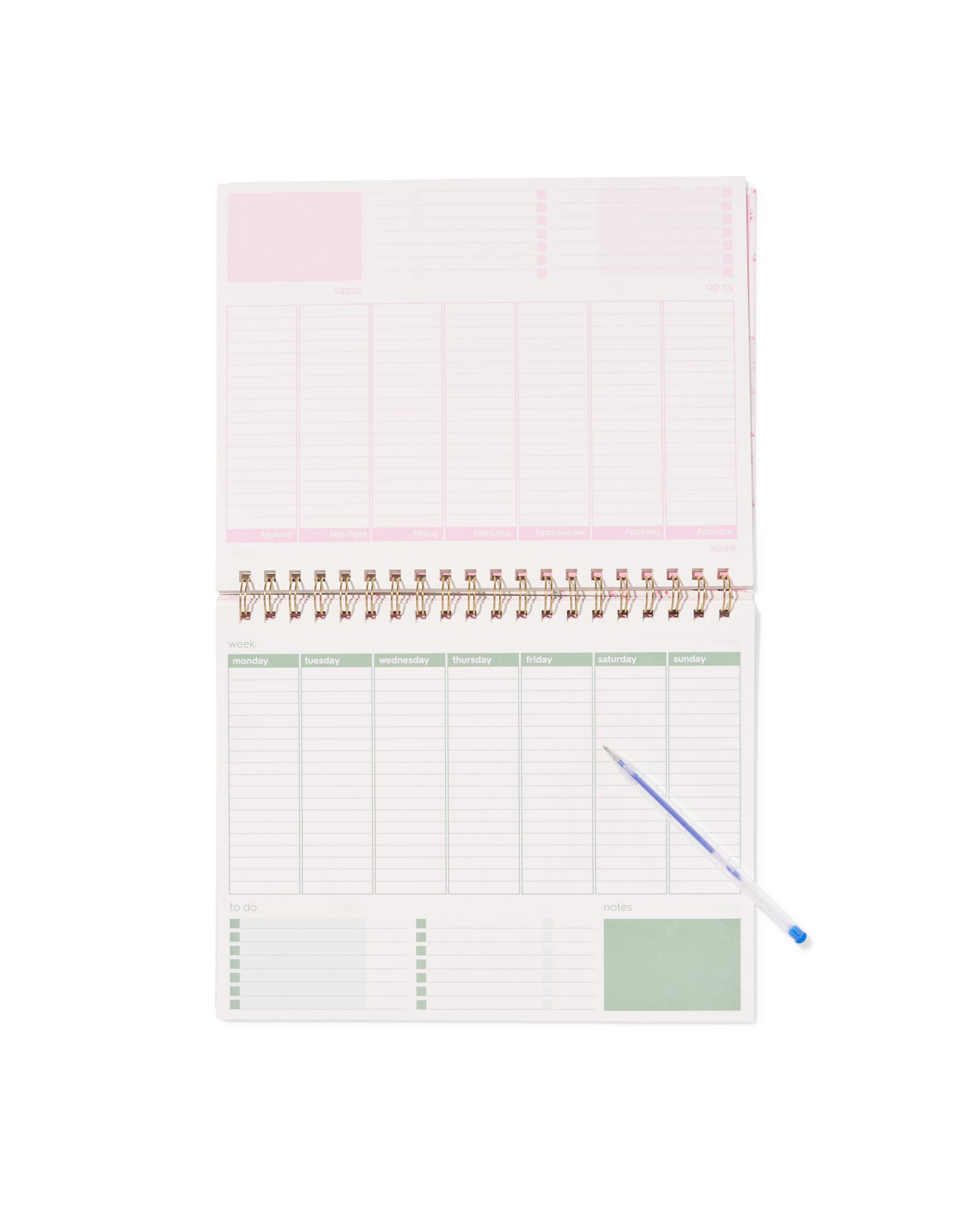 semainier 2026-2027 A4 fleurs - 14505671 - HEMA
