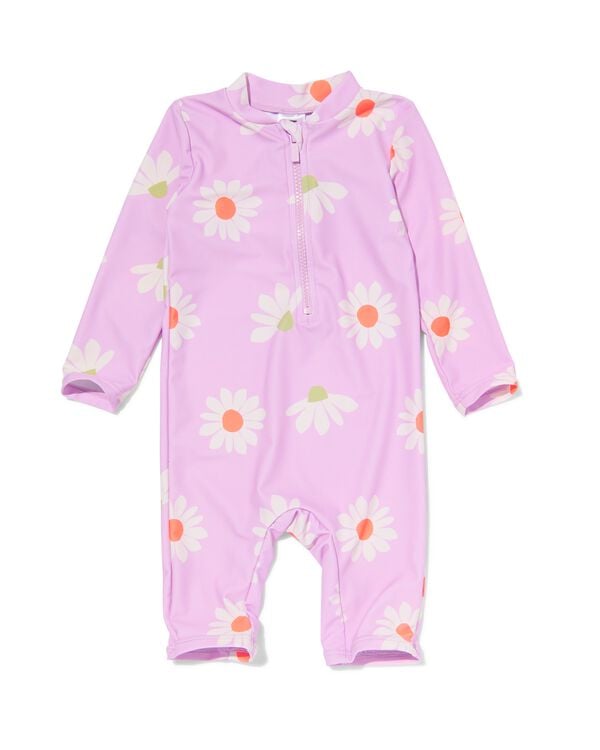 Baby-Schwimmanzug, LSF 50 violett violett - 33259965PURPLE - HEMA