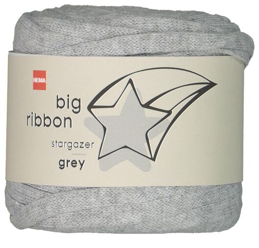 fil ruban métallisé gris big ribbon - 1400212 - HEMA