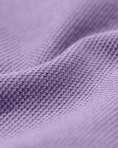 Herren-T-Shirt, Piqué violett violett - 2115904PURPLE - HEMA