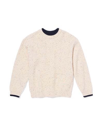 pull enfant grosse maille &eacute;cru - 30711204ECRU - HEMA
