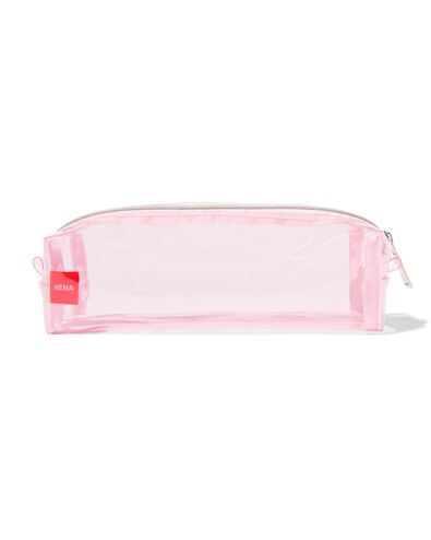 trousse rose transparente - 14440041 - HEMA