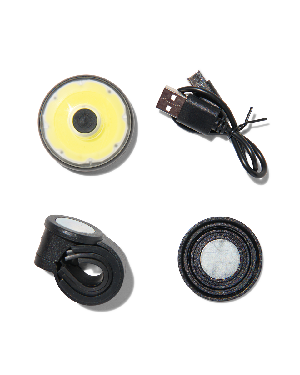 lampe aimantée rechargeable USB blanc - 41140020 - HEMA
