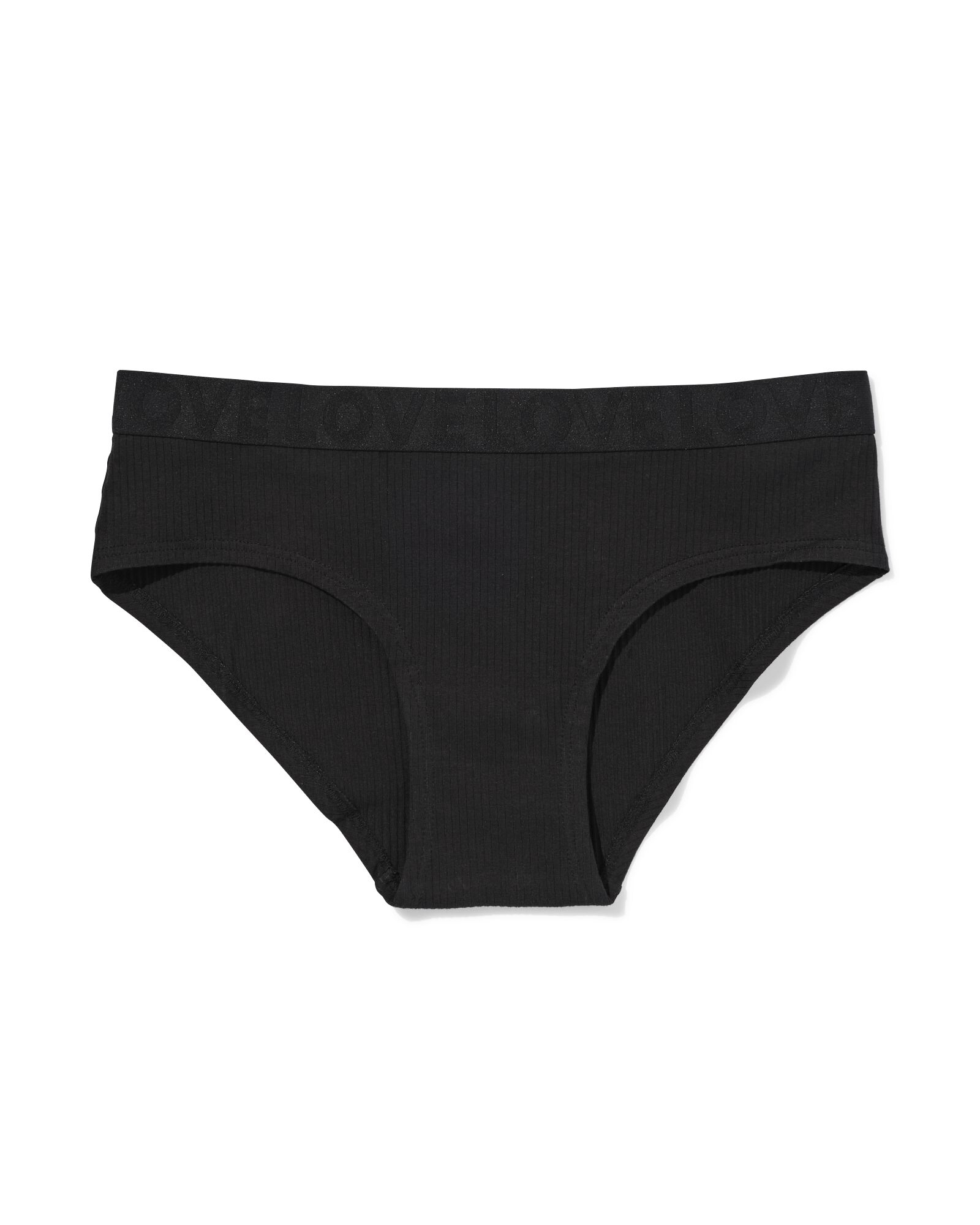 dameshipster katoen zwart zwart - 21950724BLACK - HEMA