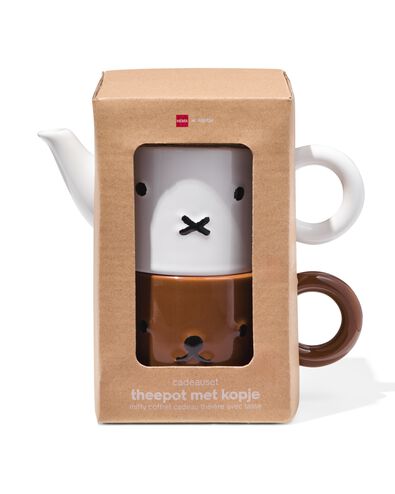 th&eacute;i&egrave;re en c&eacute;ramique Miffy avec tasse - 60410355 - HEMA