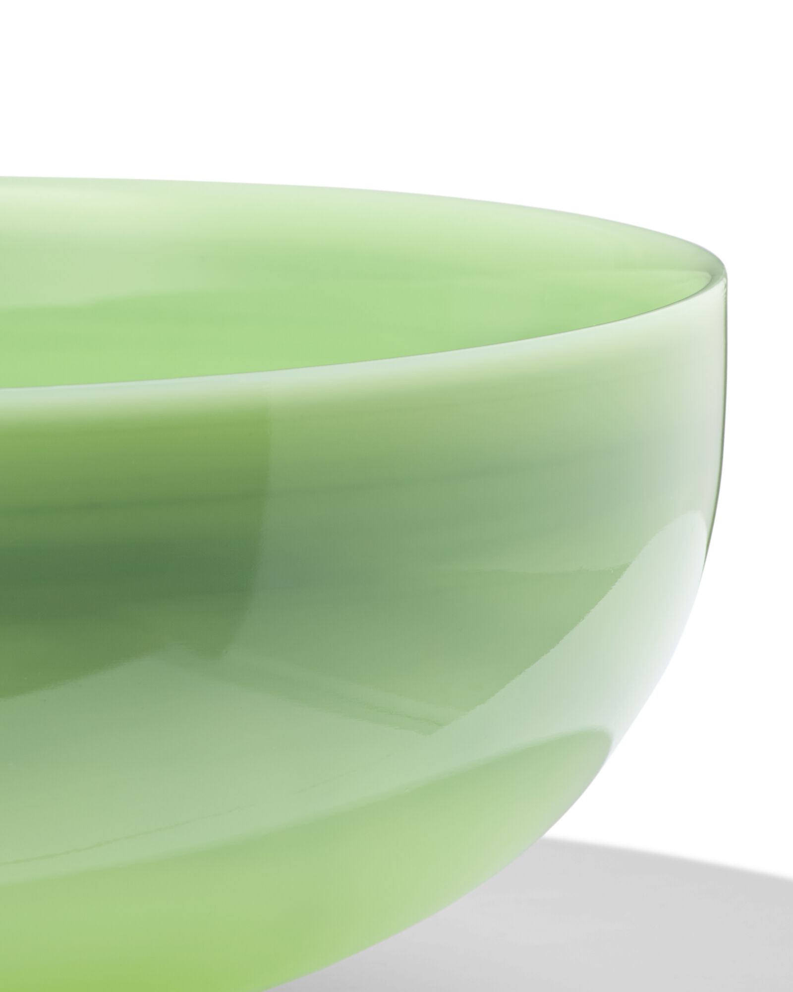 saladier ⌀23x9cm verre effet marbre vert - 9650391 - HEMA