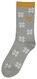 chaussettes flocons de neige gris chiné - 1000021727 - HEMA