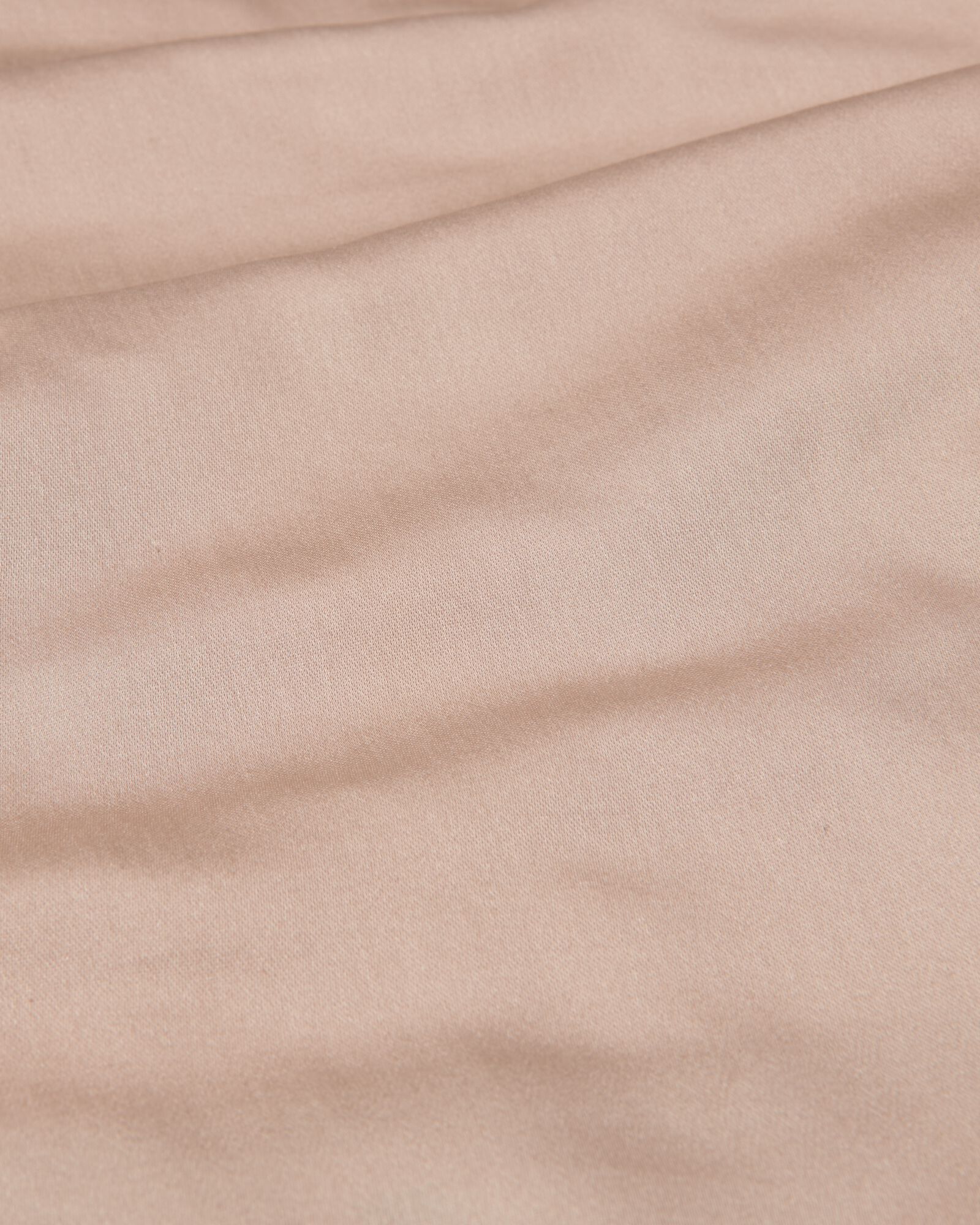housse de couette satin 140x200/220 uni taupe - 5790152 - HEMA