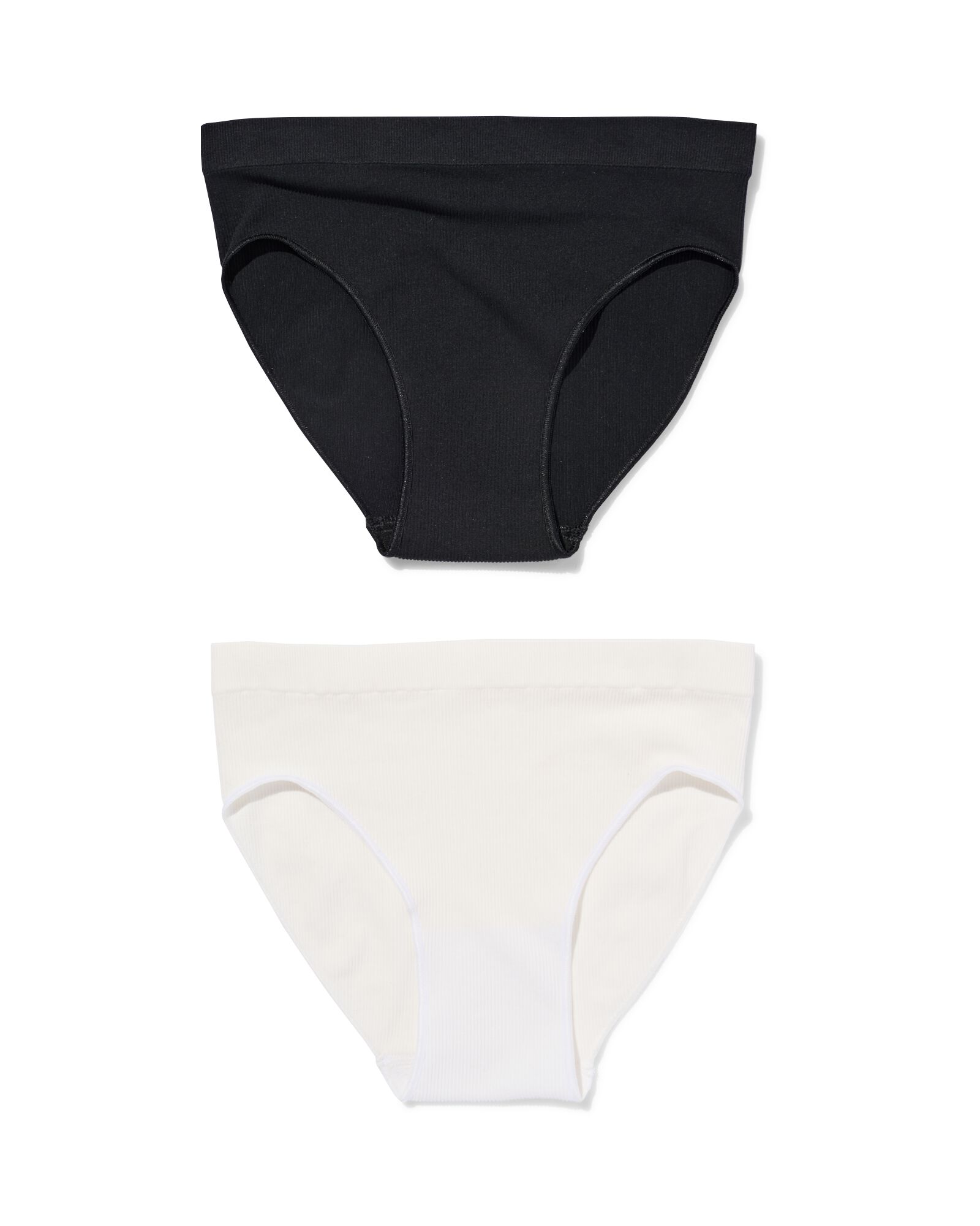Kinderslips nahtlos gerippt - 2 St&uuml;ck wei&szlig; wei&szlig; - 19380160WHITE - HEMA