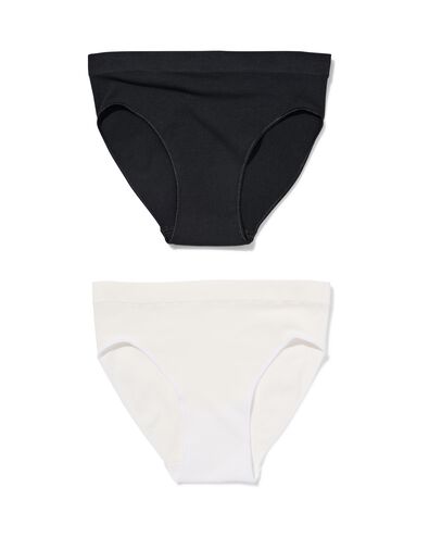 Kinderslips nahtlos gerippt - 2 St&uuml;ck wei&szlig; wei&szlig; - 19380160WHITE - HEMA