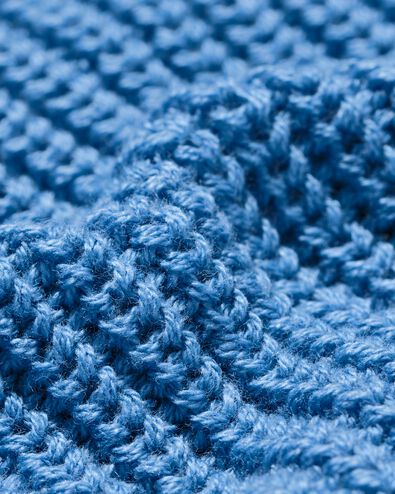 damestrui Olena fijngebreid blauw blauw - 36207020BLUE - HEMA