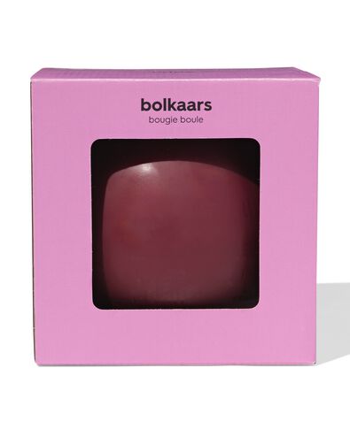 bougie boule &Oslash;14,5cm aubergine - 13506137 - HEMA