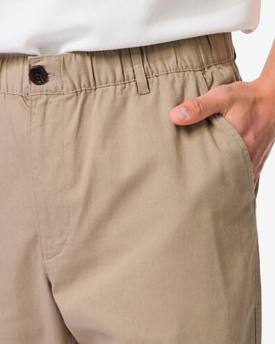 pantalon homme Bas coupe droite beige beige - 2140000BEIGE - HEMA
