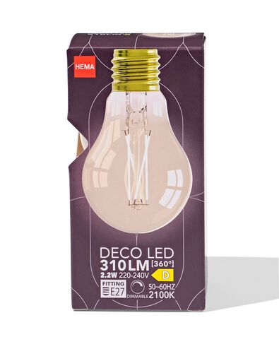 led peer goud E27 4W 310lm dim - 20000065 - HEMA