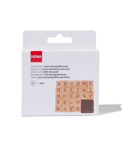 stempelset alfabet - 14860031 - HEMA
