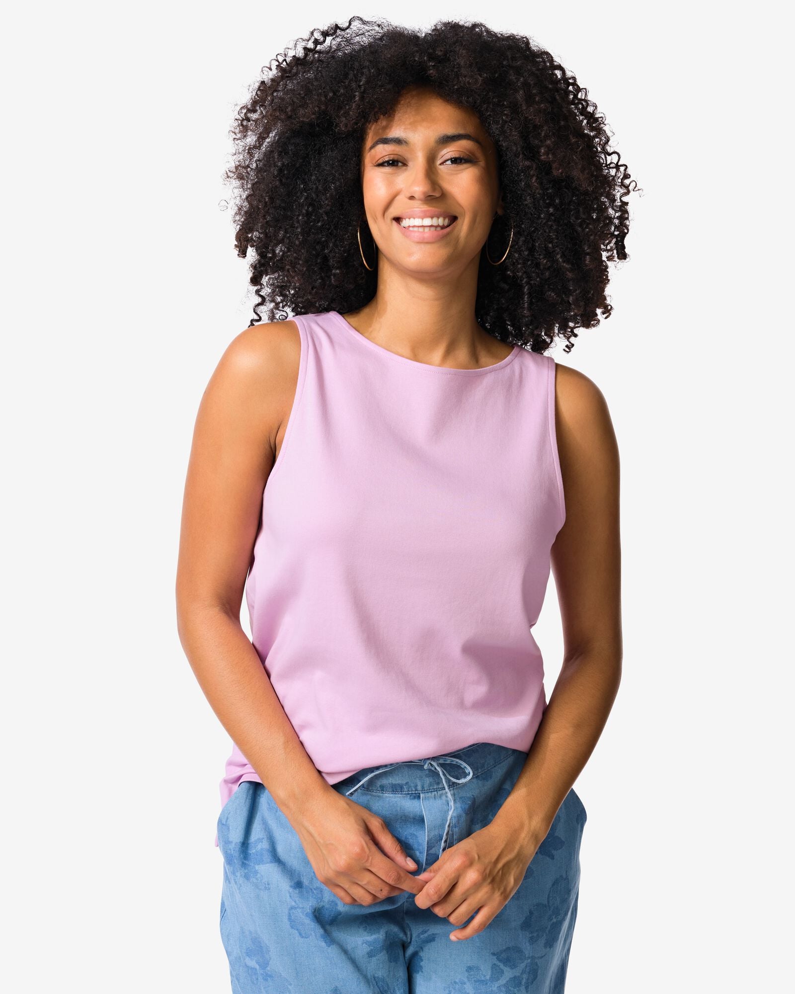 damessinglet Noah jersey lila lila - 36209030LILAC - HEMA