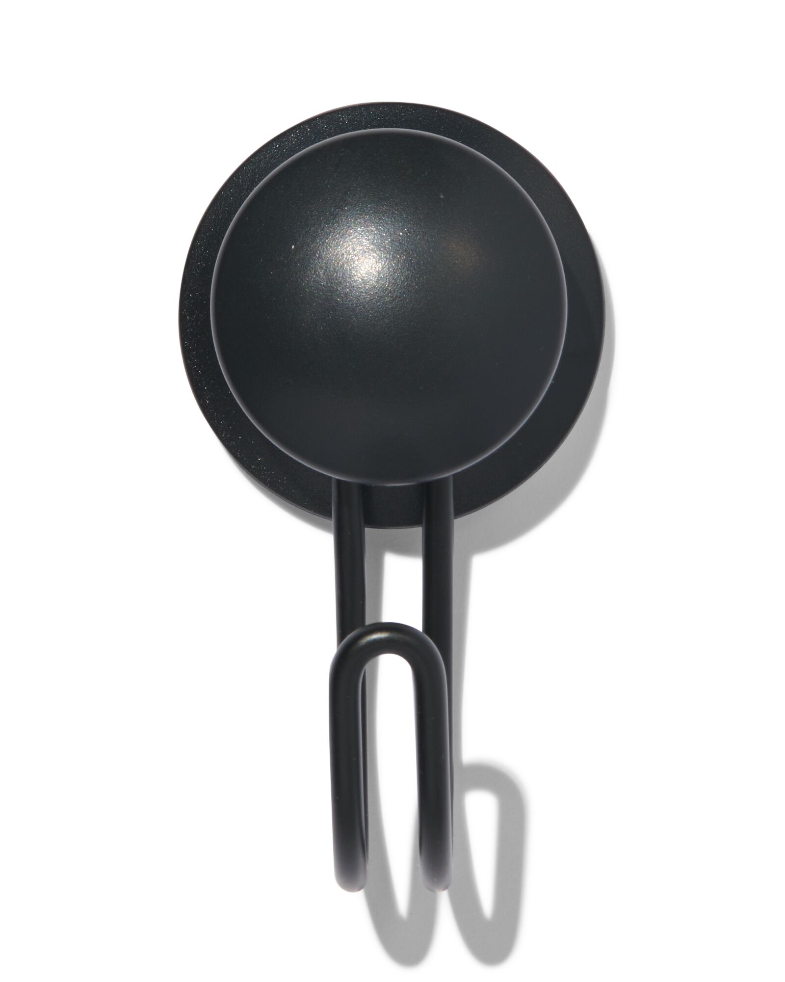 handdoekhaak met zuignap zwart - 80300155 - HEMA