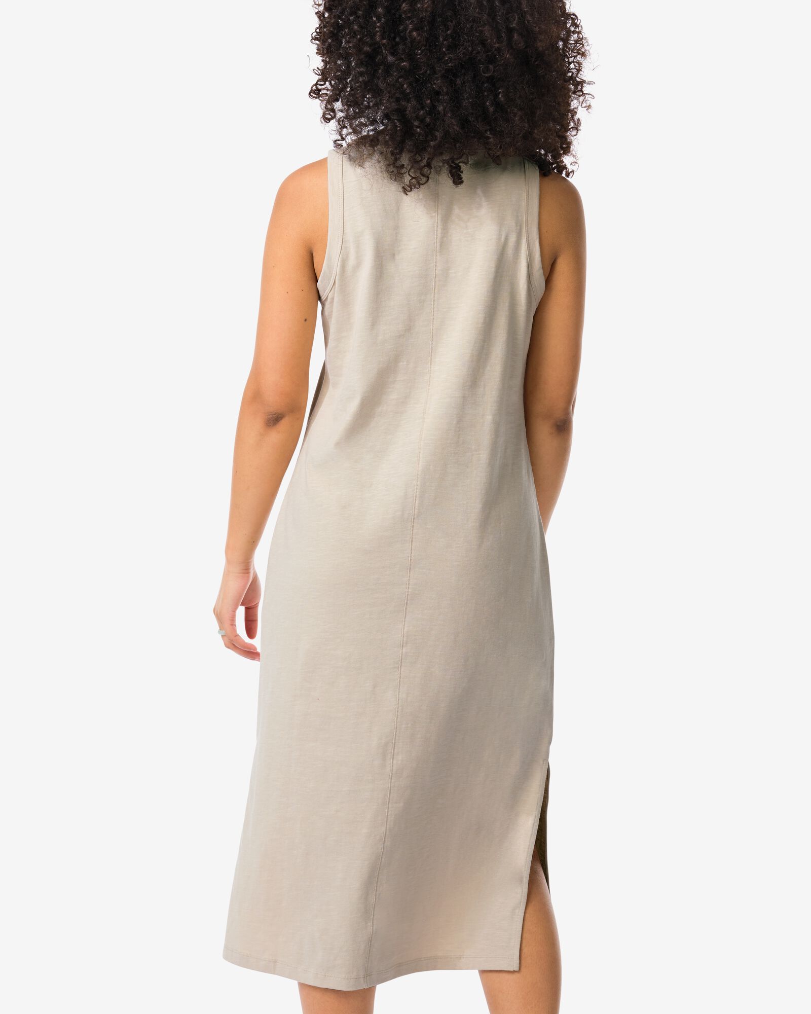 damessingletjurk Nadia zand zand - 36357570SAND - HEMA