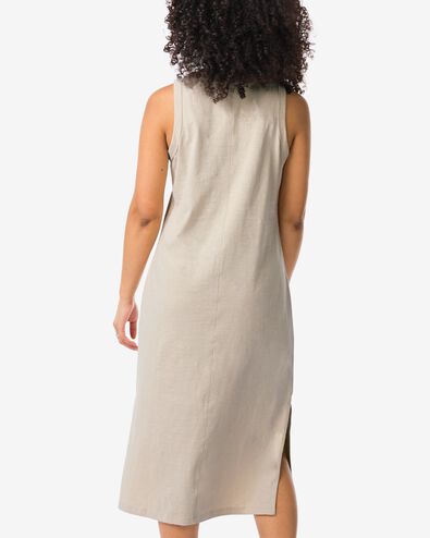damessingletjurk Nadia zand zand - 36357570SAND - HEMA