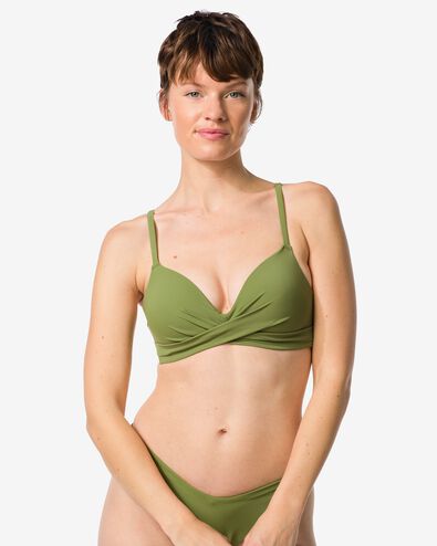 damesbikinitop Rose groen groen - 22360720GREEN - HEMA