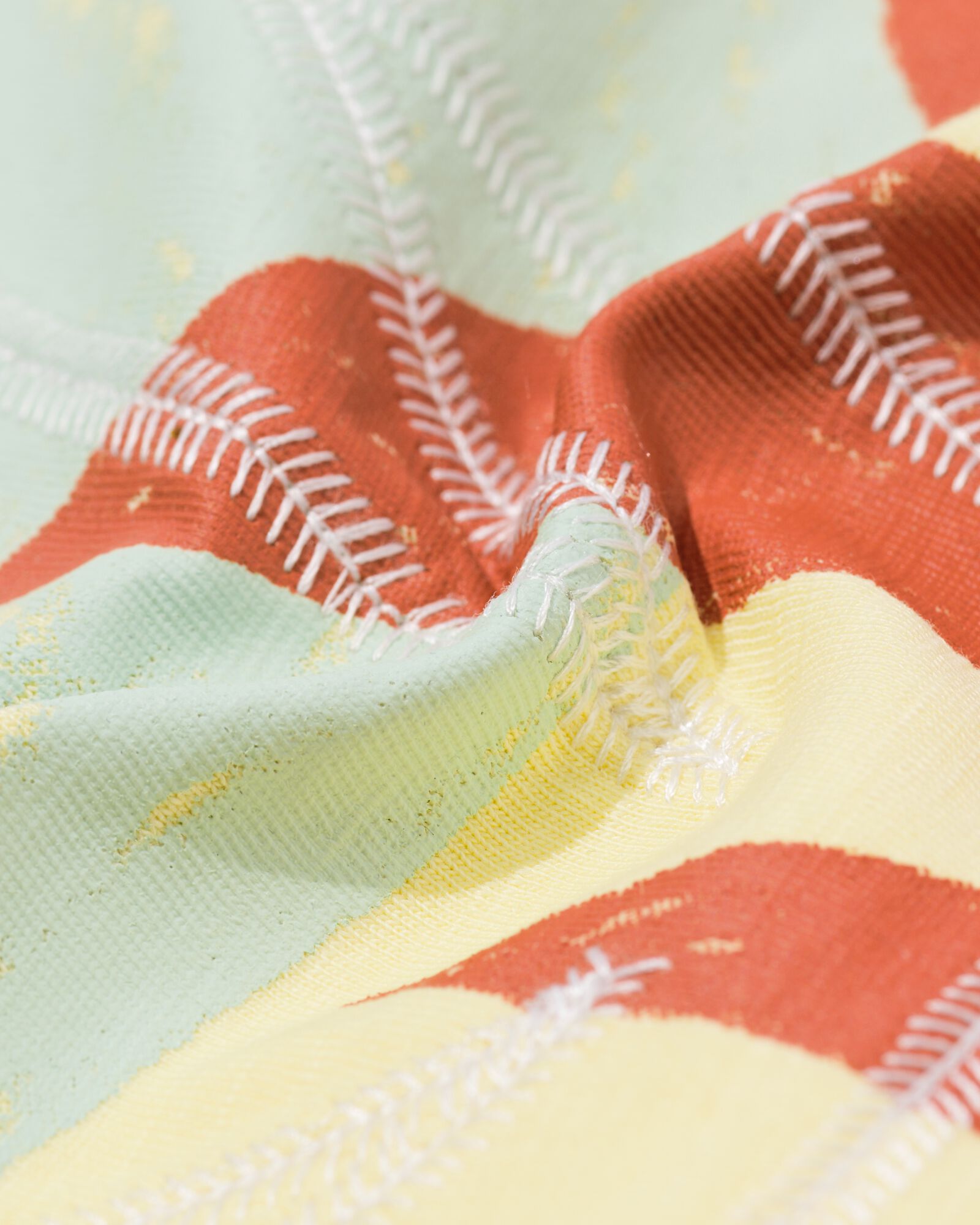 t-shirt enfant feuilles jaune p&acirc;le jaune p&acirc;le - 30719317LIGHTYELLOW - HEMA