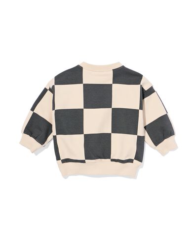 babysweater dierenprint grijs - 33168070GREY - HEMA